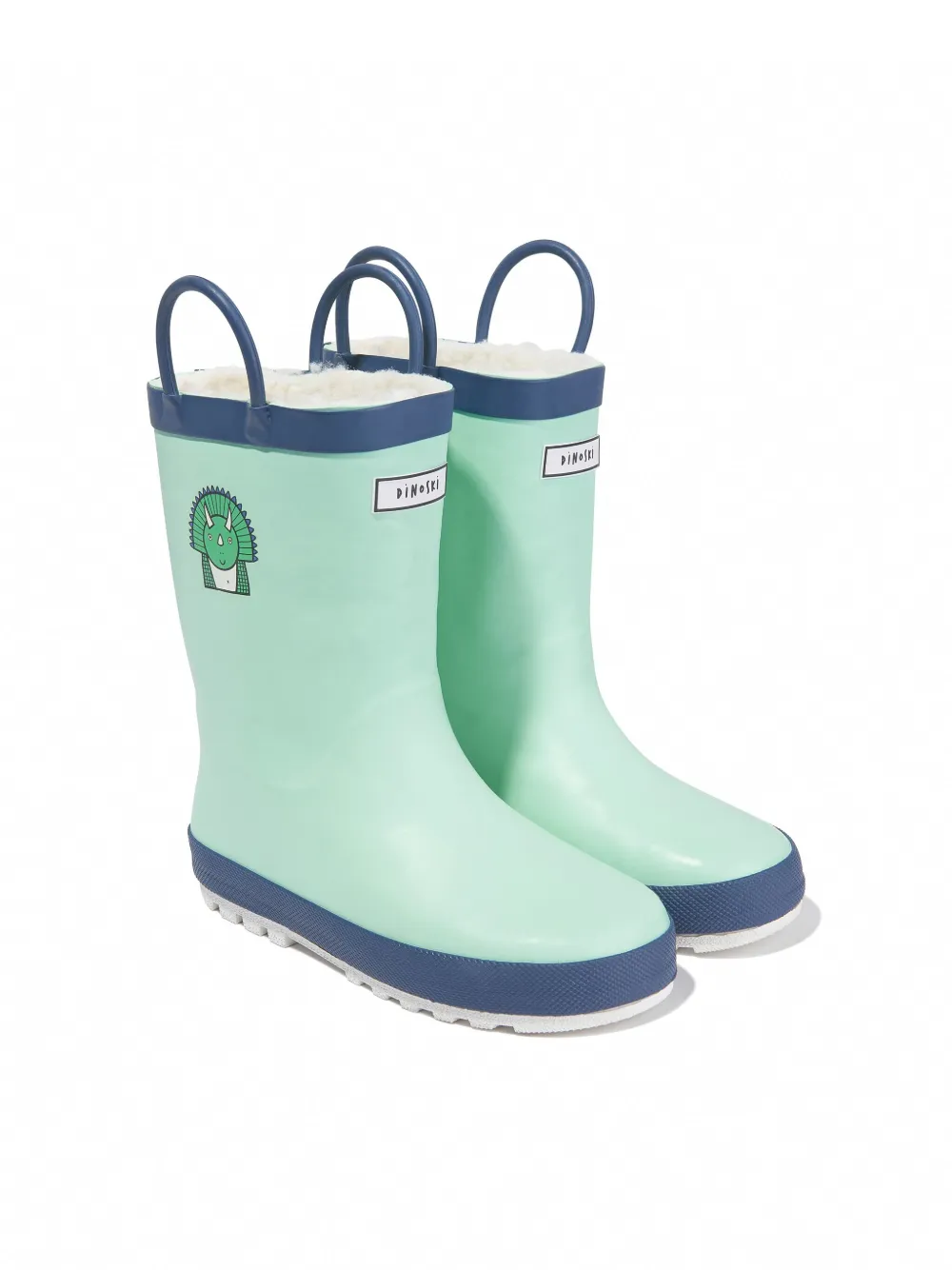 Roarsome Spike The Dinosaur waterproof calf-length boots | Teen Boy Shoes | Image 2