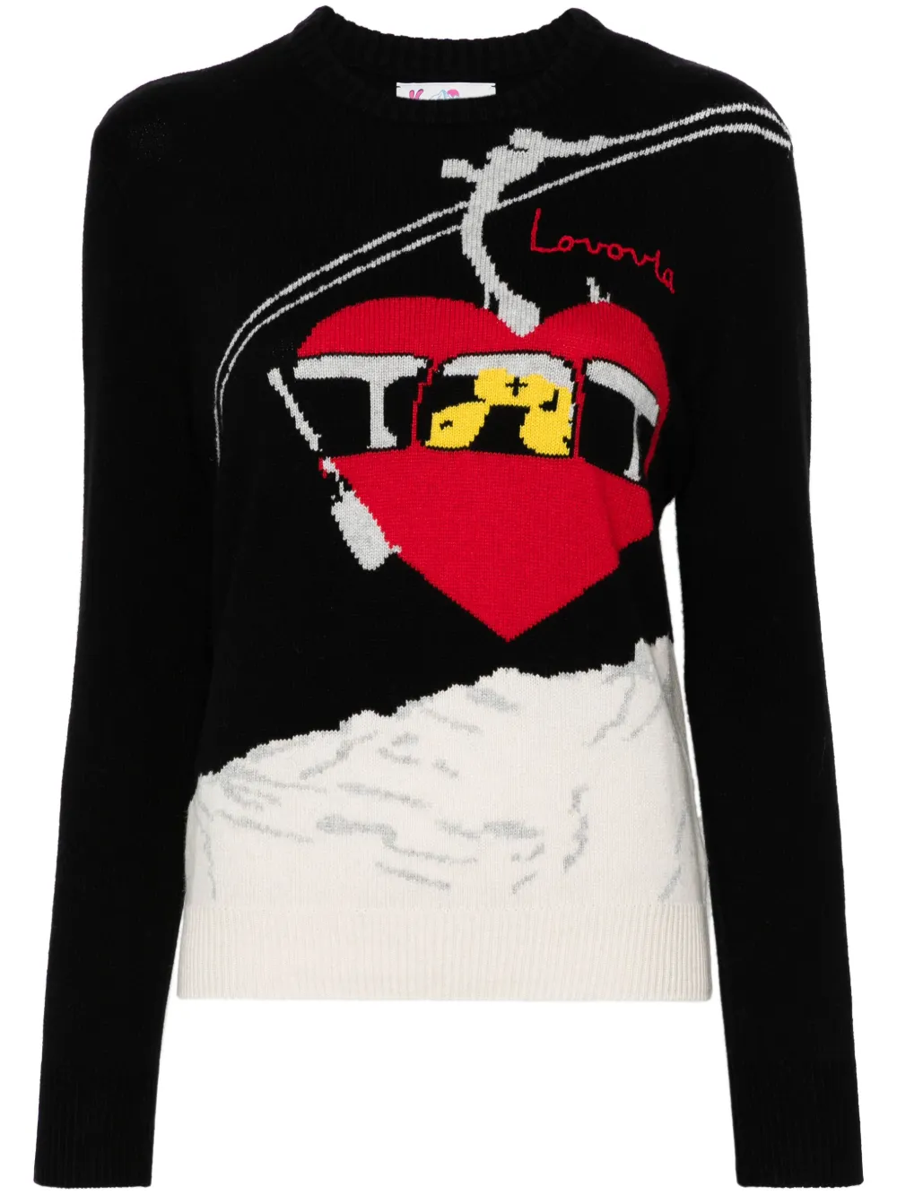 MC2 SAINT BARTH LOVOVIA INTARSIA JUMPER