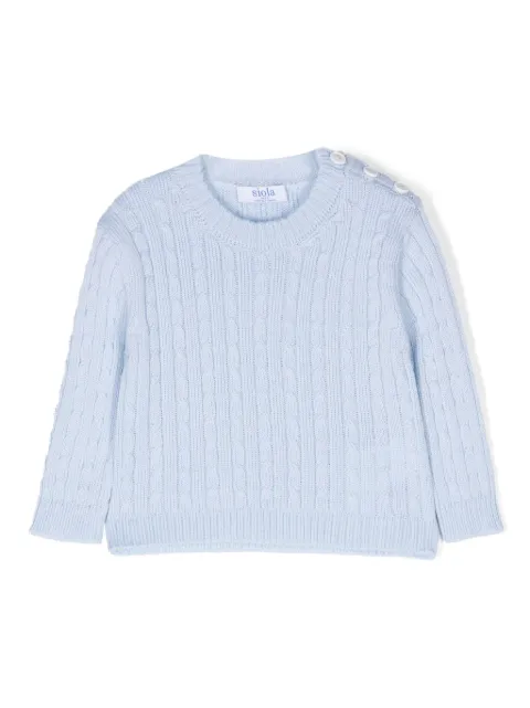 Siola cable-knit merino jumper