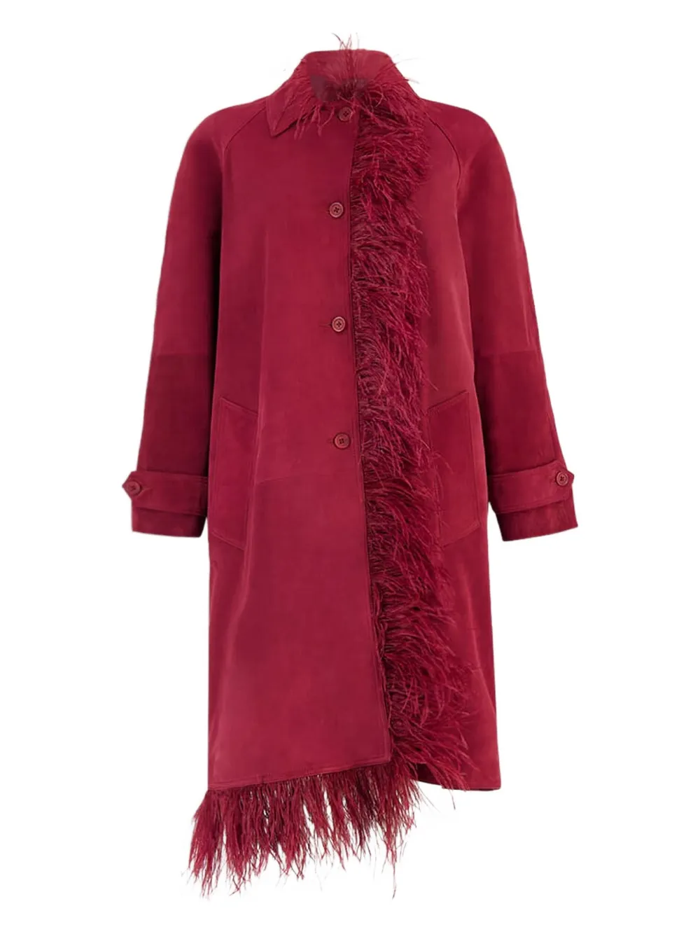 suede trench coat