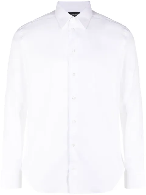 Emporio Armani chemise à col pointu