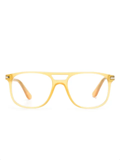 Persol Semi-transparente Pilotenbrille