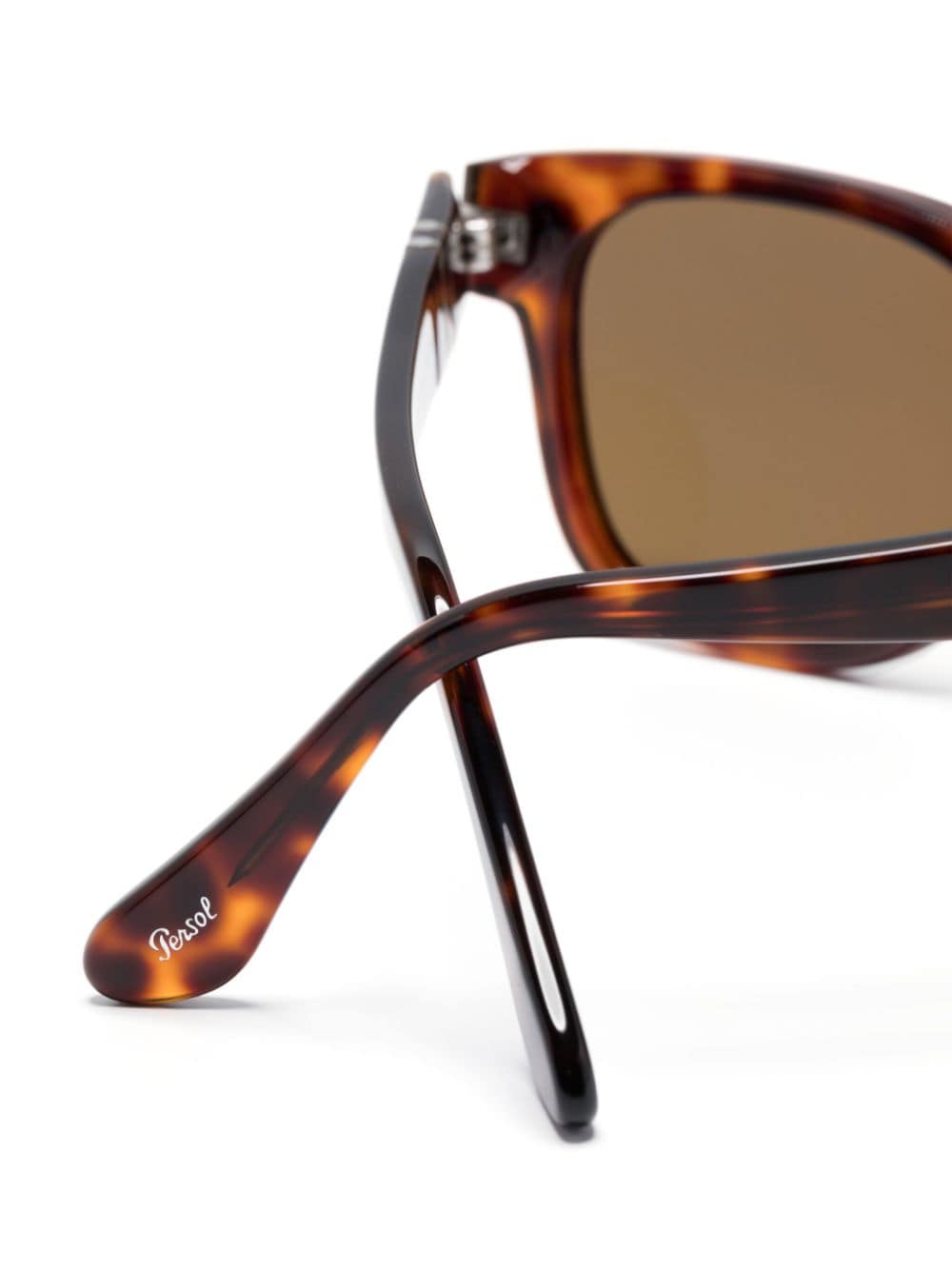 Shop Persol Elio Tortoiseshell-effect Square-frame Sunglasses In Braun