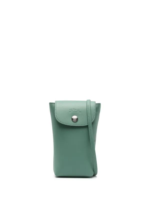 Longchamp Le Pliage Xtra Leather Phone Case Green FARFETCH AE