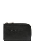 Longchamp Le Foulonné leather cardholder - Black