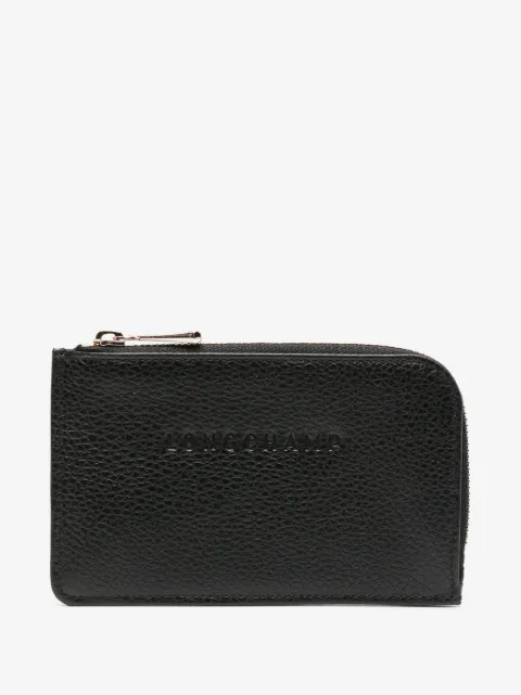 Longchamp porte-cartes Le Foulonné en cuir