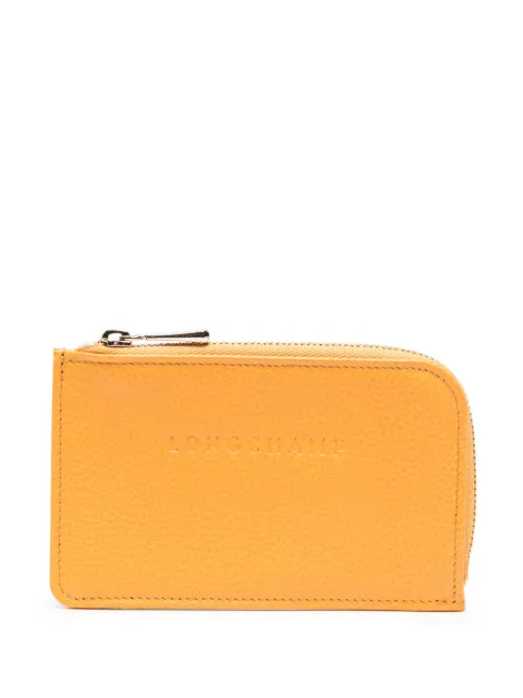 Longchamp logo-debossed leather wallet