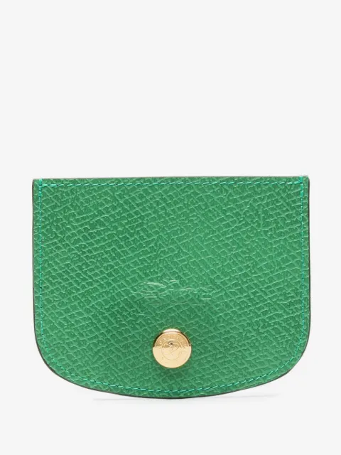 Longchamp Épure logo-embroidered cardholder