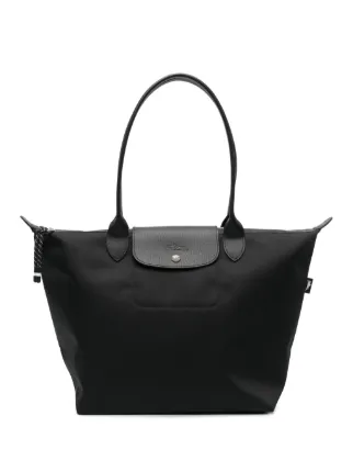 Longchamp Large Le Pliage Energy Canvas Tote Bag Black FARFETCH IE