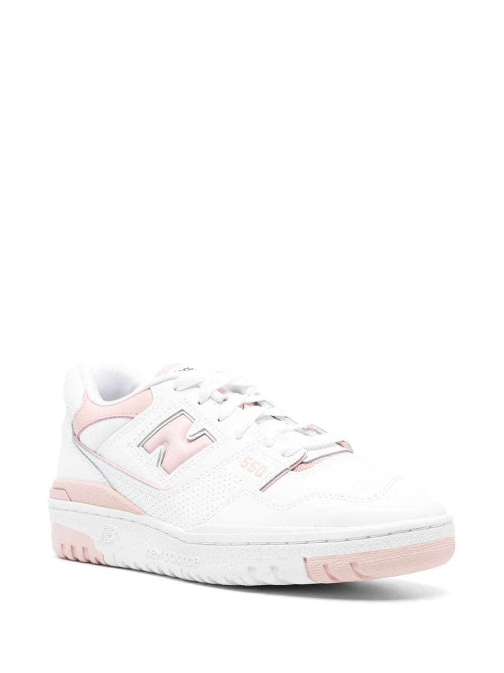 Shop New Balance 550 Logo-appliqué Sneakers In White