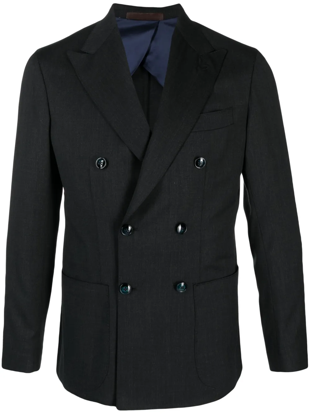 tailored double-breasted blazer