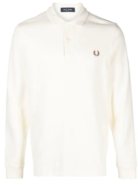 Fred Perry logo-embroidered cotton polo shirt