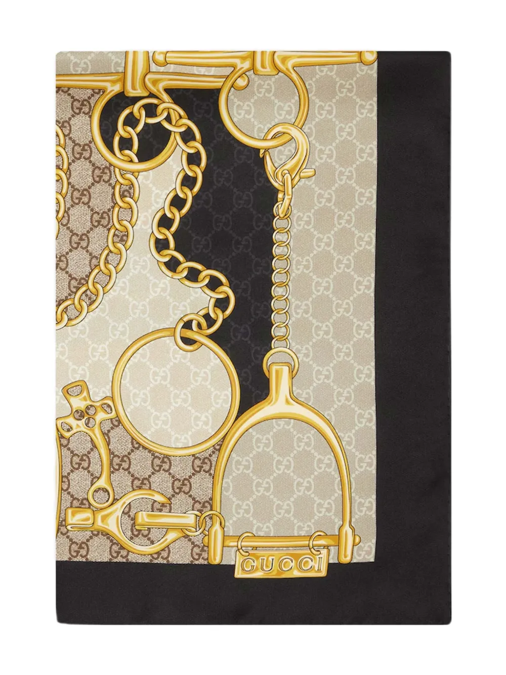 Gucci Sjaal met GG-logo Beige