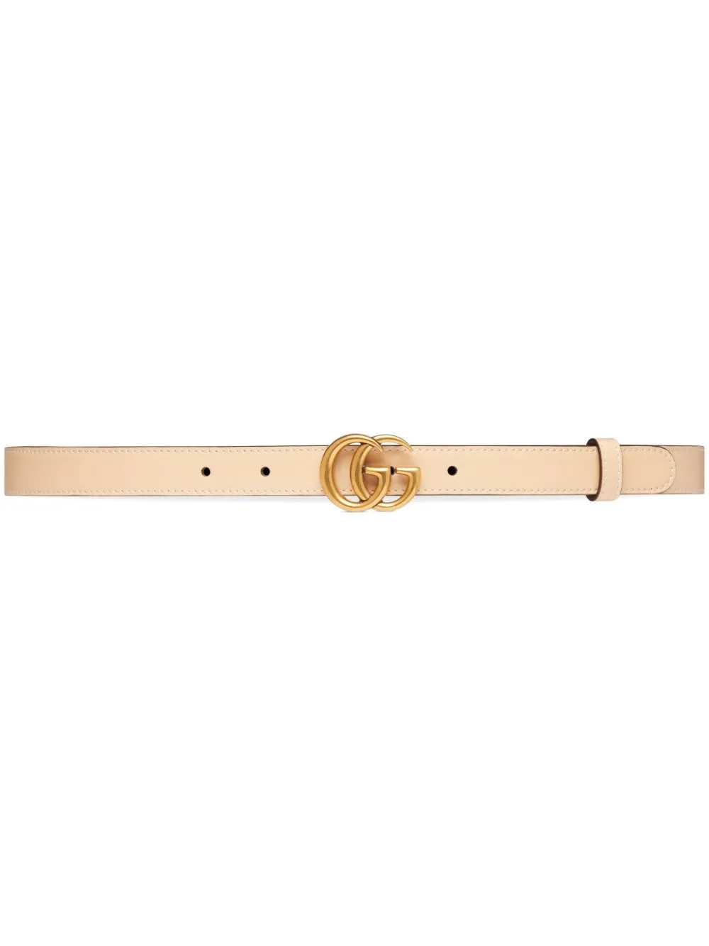 Gucci Interlocking G Leather Belt In Pink