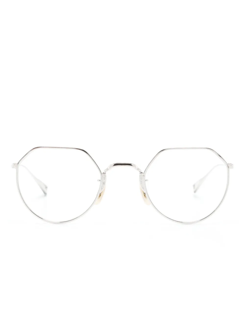 Eyevan Inc. Bril met geometrisch montuur Zilver