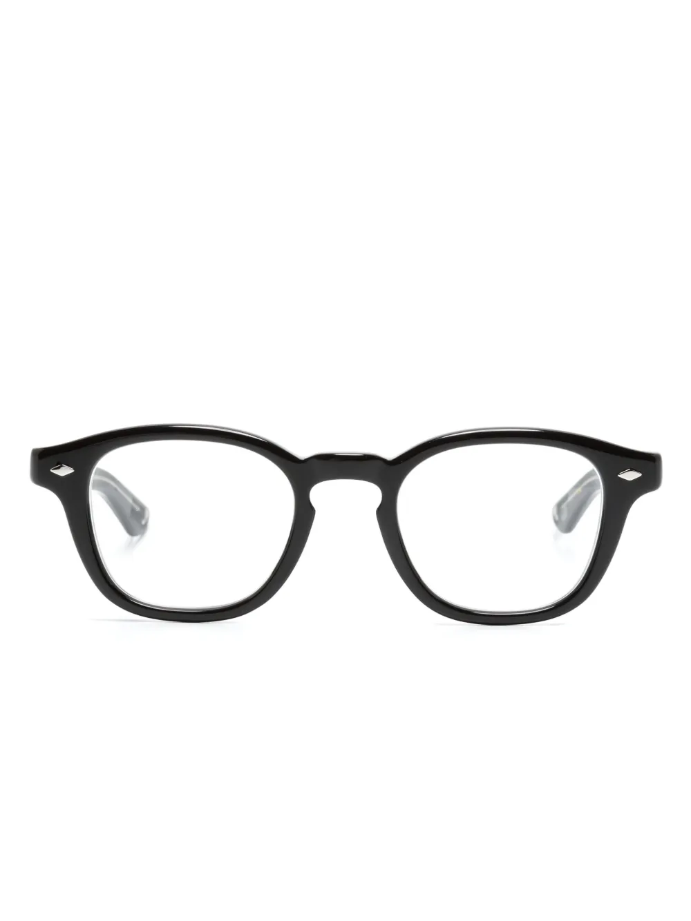 Eyevan Inc. Bril met rond montuur Zwart