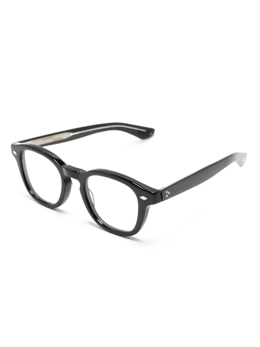 Eyevan Inc. Bril met rond montuur Zwart