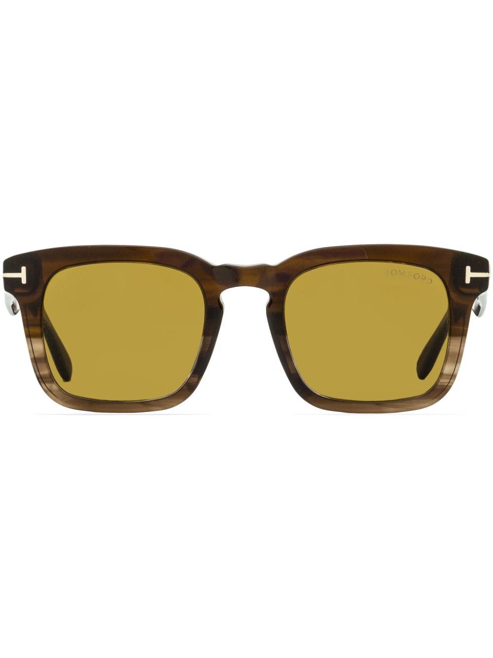 TOM FORD Eyewear Dax zonnebril met vierkant montuur Bruin