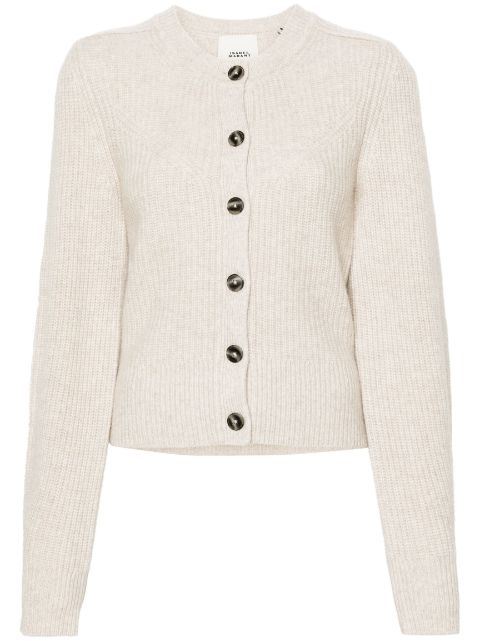 ISABEL MARANT Laurine ribbed-knit cardigan Women