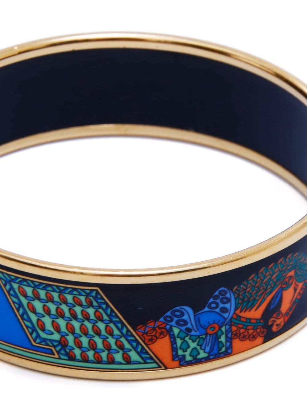 Hermès 2000s pre-owned GM wide bangle - Goud