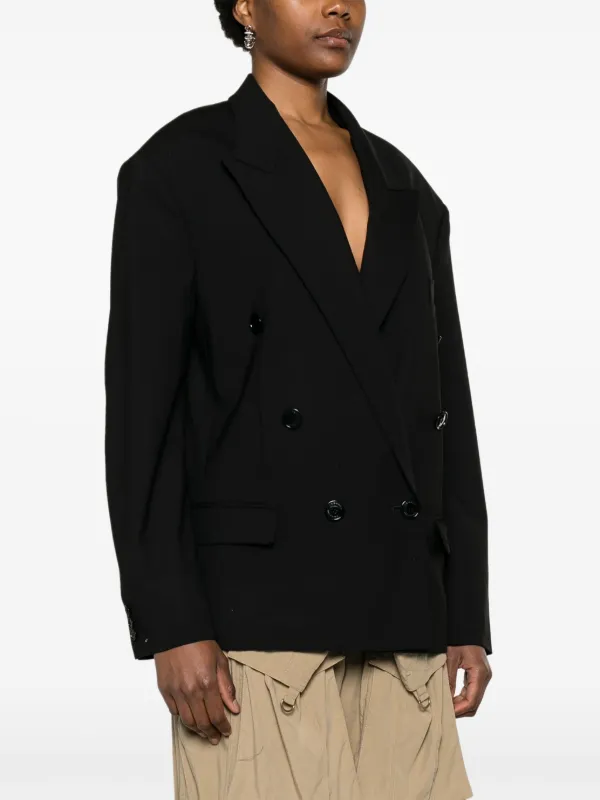 ISABEL MARANT Klero double-breasted Blazer | Black | FARFETCH