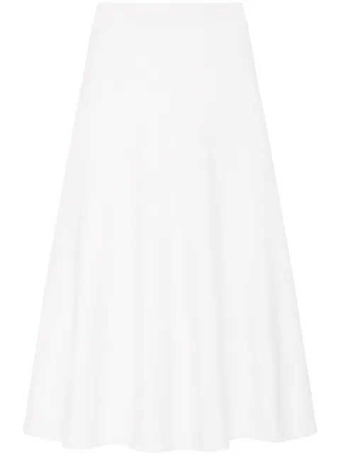 Rosetta Getty falda midi con diseño acampanado
