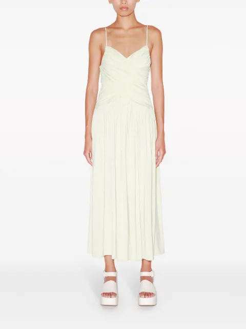 Rosetta Getty ruched slip midi dress 11244H9787 - 2