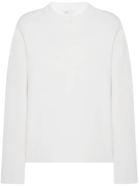 Rosetta Getty crew-neck double-face jumper