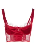 Kiki de Montparnasse Camaret longline bra - Red