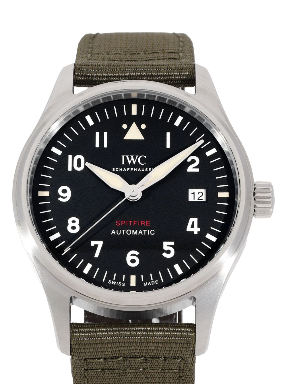 IWC Schaffhausen 2023 ongedragen Pilot's Watch Automatic Spitfire horloge - Zwart