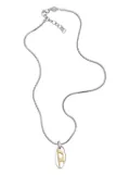 Diesel Dx1421 logo-pendant necklace - Silver