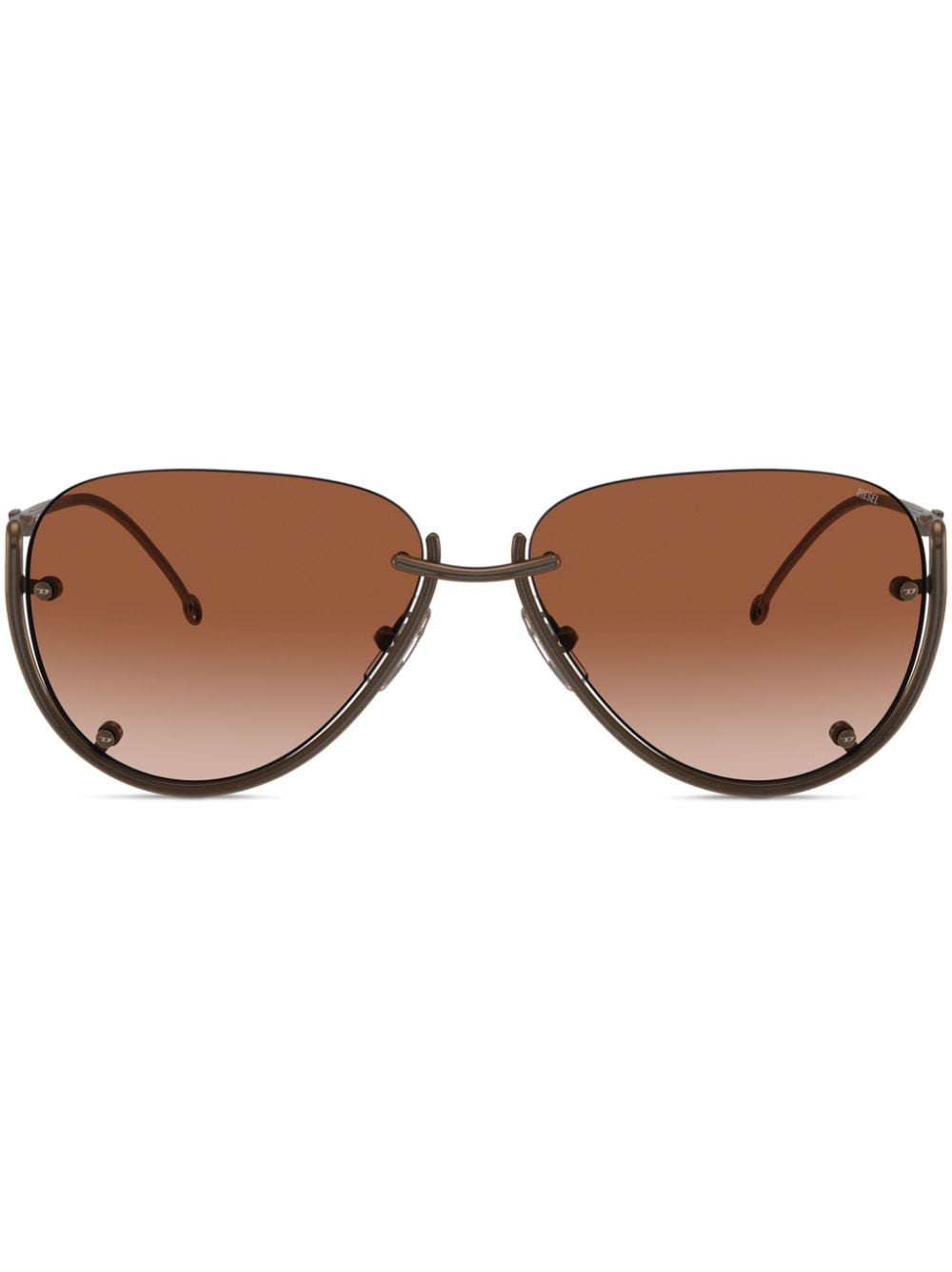 0DL1003 pilot-frame sunglasses