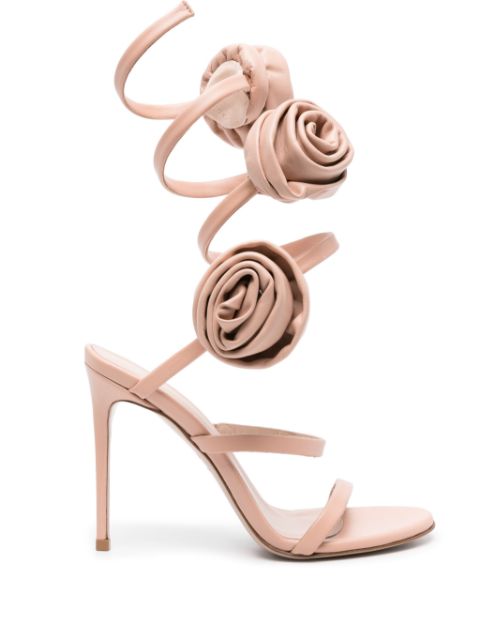 Le Silla Rose 110mm spiral-design sandals Women