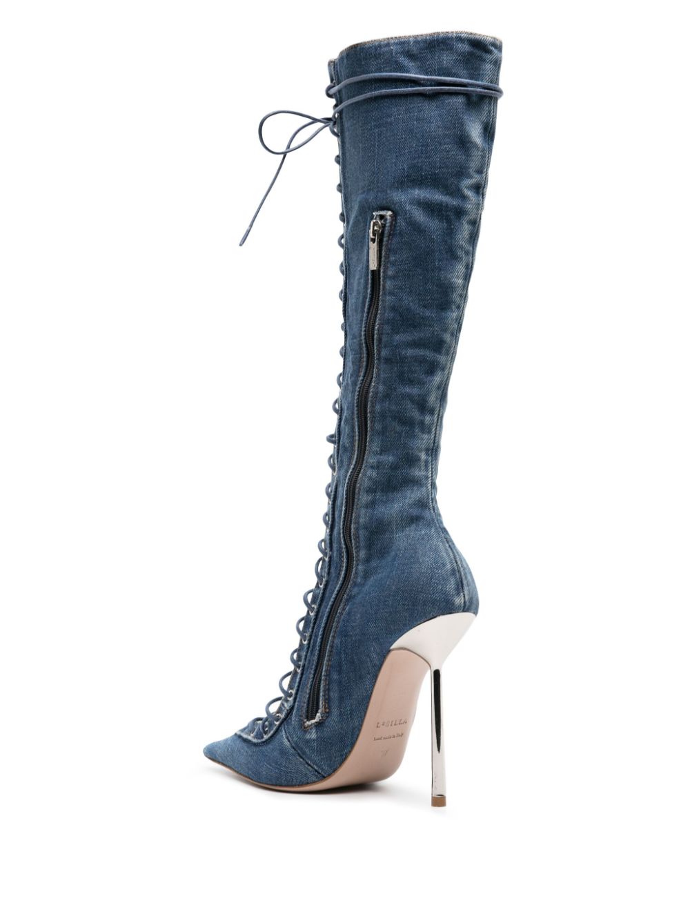 Le Silla Colette 120mm denim boots Women