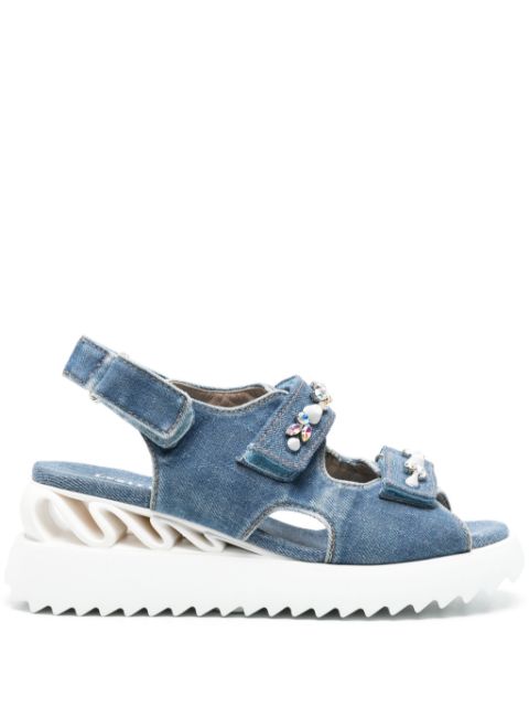 Le Silla Yui denim sandals Women