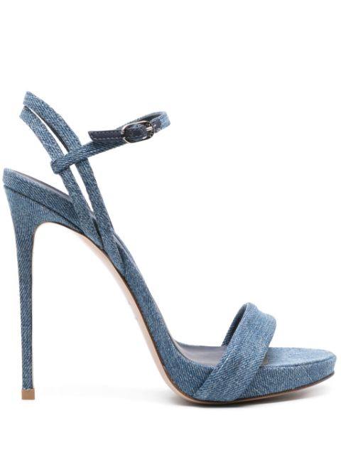 Le Silla Gwen 120mm denim sandals Women