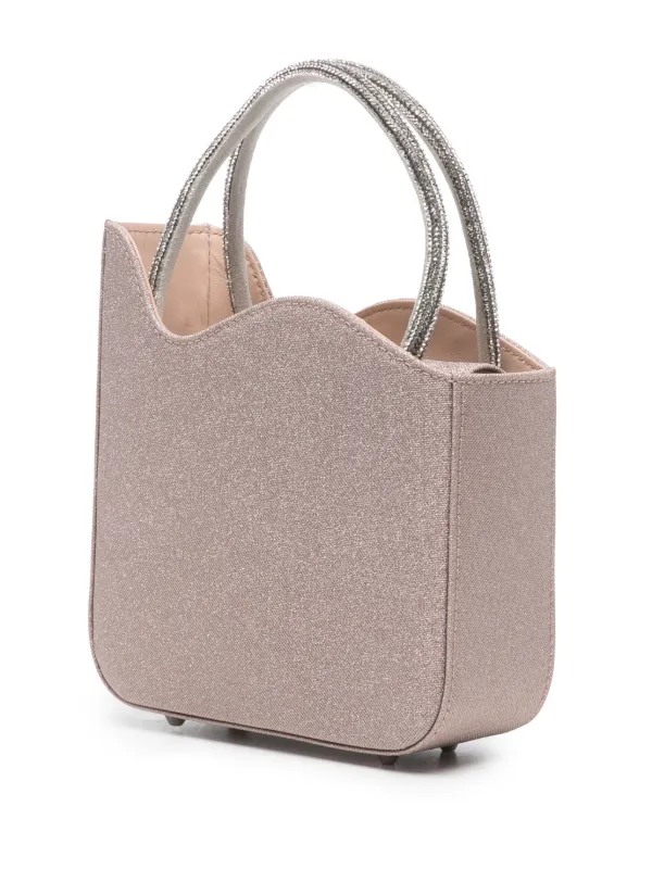Le Silla Ivy Glitter Tote Bag Pink FARFETCH GE