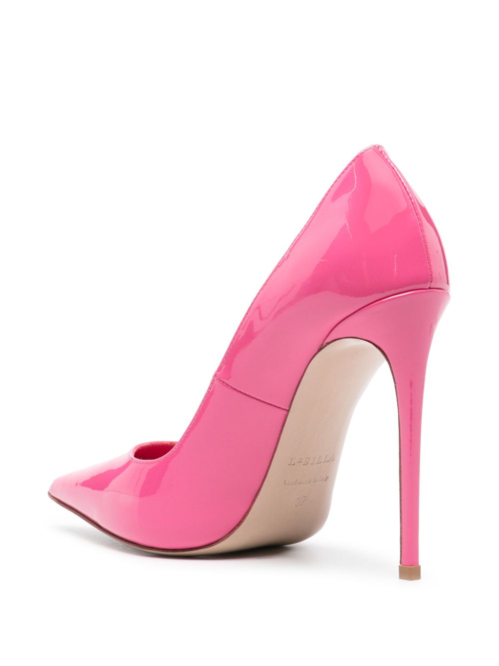 Shop Le Silla Eva 120mm Leather Pumps In Pink