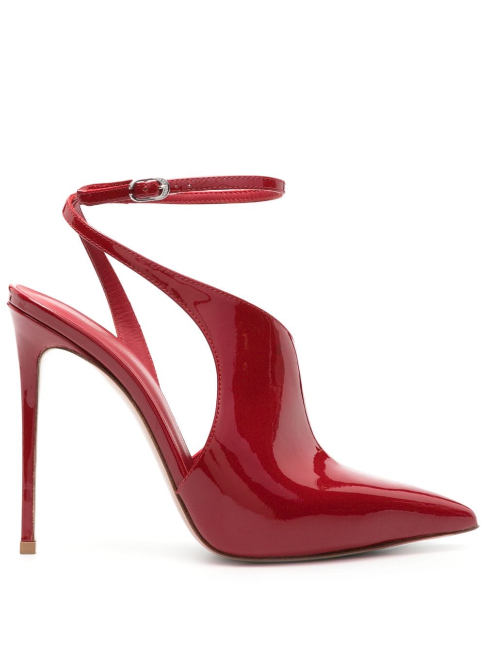 Le Silla Pumps Futura 125mm con cinturino posteriore - Rosso