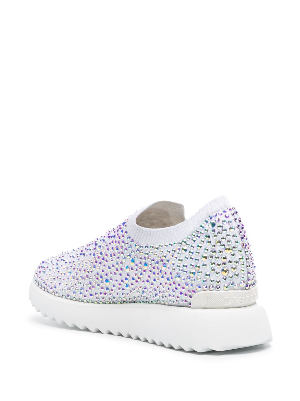 Le Silla Claire crystal-embellished sneakers Women