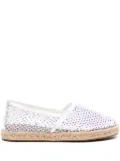 Le Silla Gilda crystal-embellished espadrilles - White