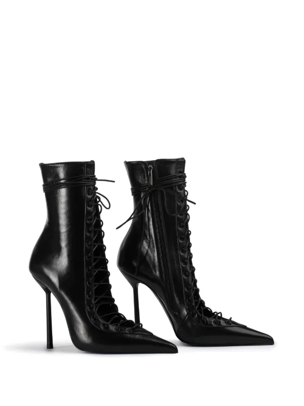 ショートブーツ・ブーティ LE SILLA 'Colette' boots Le Silla Colette 120mm Ankle Boots | Black | FARFETCH TR
