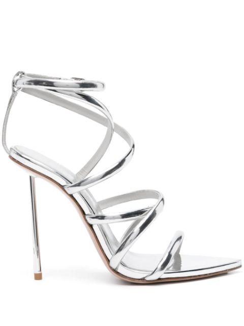 Le Silla Bella 120mm metallic sandals Women