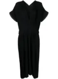 Henrik Vibskov Transit plissé-crepe midi dress - Black