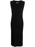 Henrik Vibskov Pull plissé-crepe midi dress - Black
