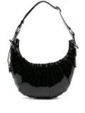 Coperni Petal patent shoulder bag - Black