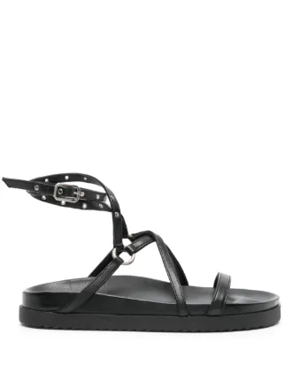 Patrizia Pepe Sandalias Con Agujetas Negro FARFETCH MX