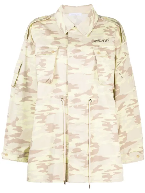 Patrizia Pepe camouflage-print jacket