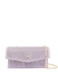 Patrizia Pepe Fly Bamby rhinestone-embellished mini bag - Purple