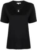 Patrizia Pepe logo-patch cotton T-shirt - Black